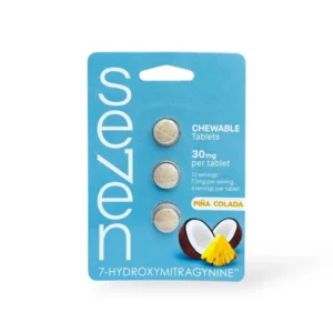 Se7en Kratom 7-hydroxymitragynine Chewable Tablets Pina Colada 30mg